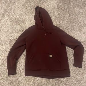 Maroon Carhart hoodie- size M